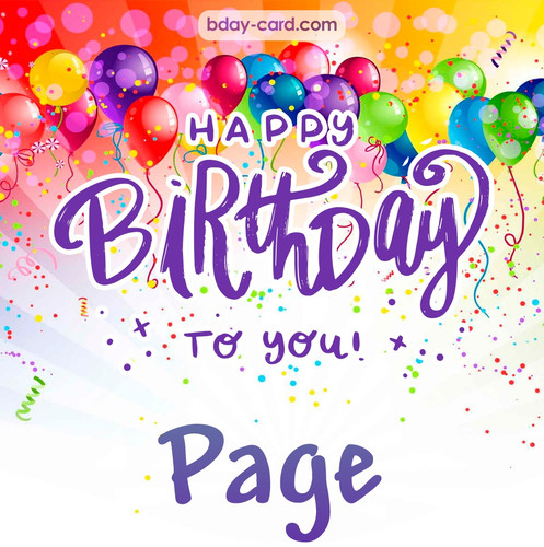 Beautiful Happy Birthday images for Page