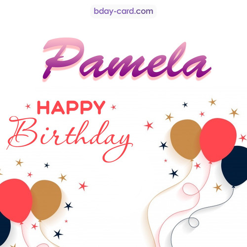 Bday pics for Pamela with balloons
