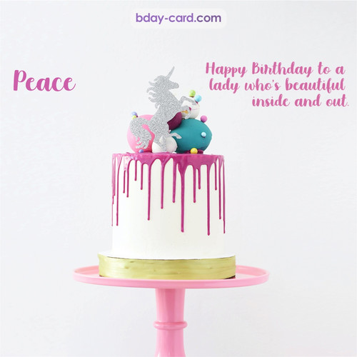 Bday pictures for Peace with cakes