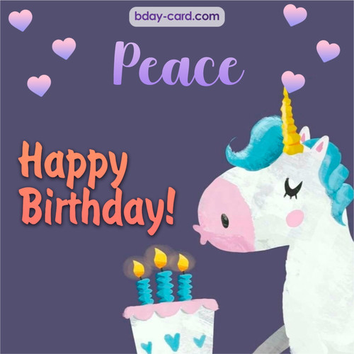 Funny Happy Birthday pictures for Peace