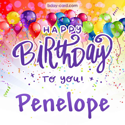 Beautiful Happy Birthday images for Penelope