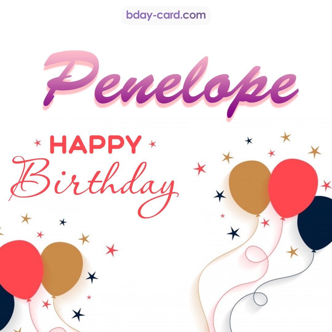 Bday pics for Penelope with balloons