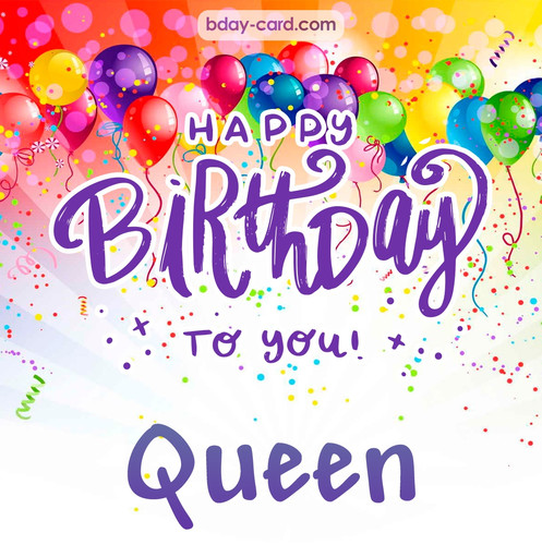 Beautiful Happy Birthday images for Queen