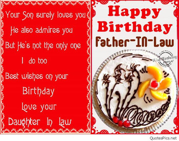 Birthday wishes for father in law birthday images picture...
