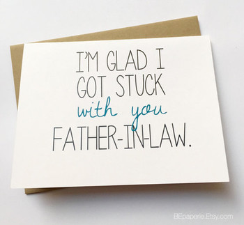 Father in law card funny card for father in law funny