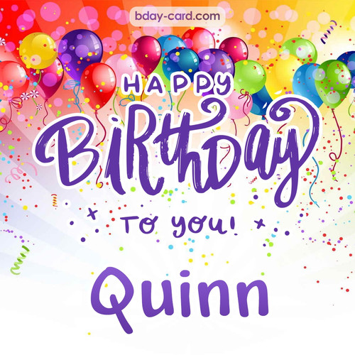 Beautiful Happy Birthday images for Quinn