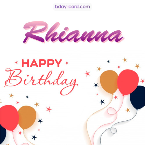 Bday pics for Rhianna with balloons