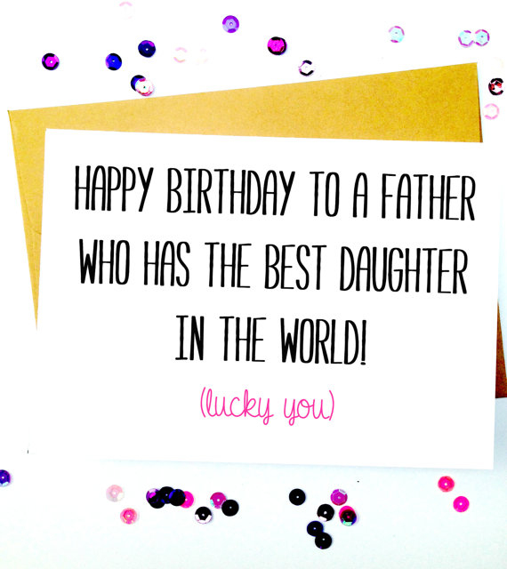 √ Funny father daughter birthday cardirthday by lailamede...