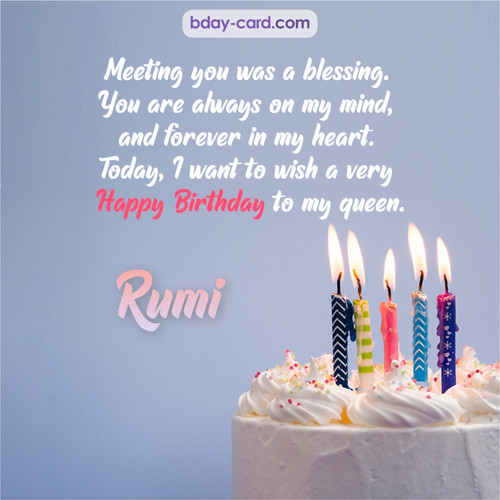 Greeting pictures for Rumi with marshmallows
