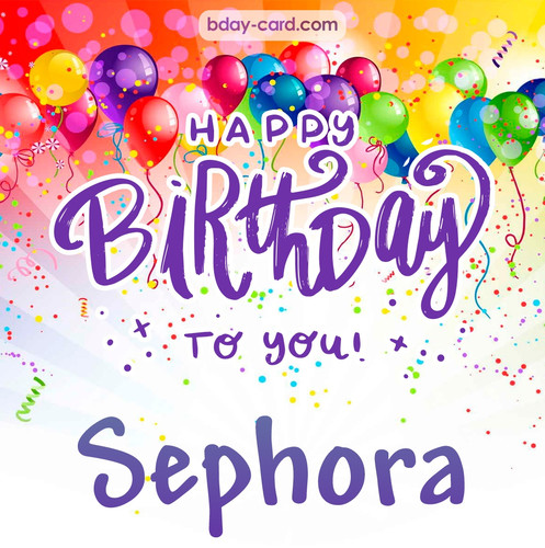 Beautiful Happy Birthday images for Sephora