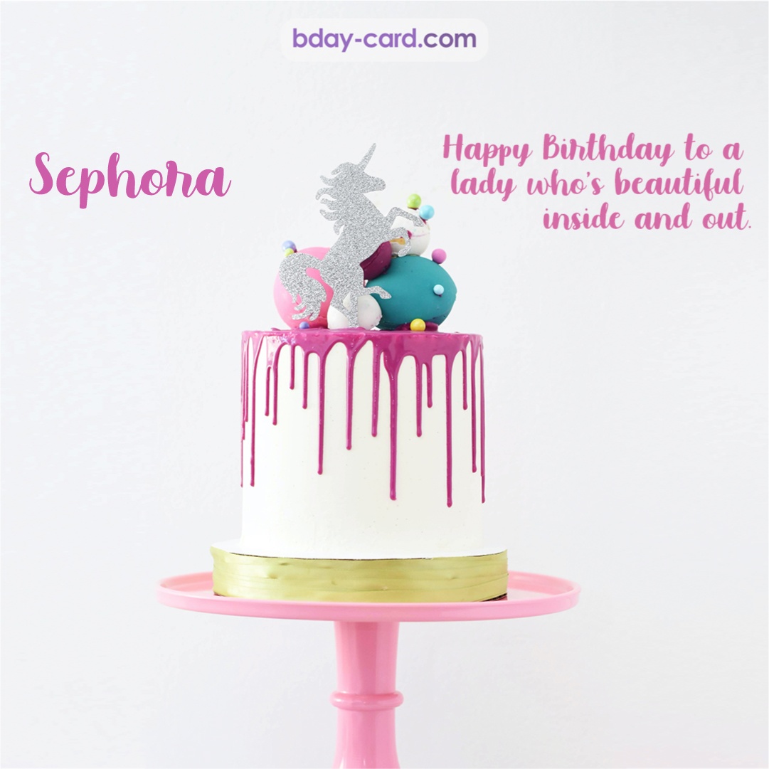 Bday pictures for Sephora with cakes