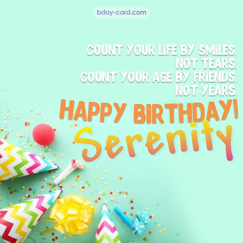 Birthday pictures for Serenity with claps