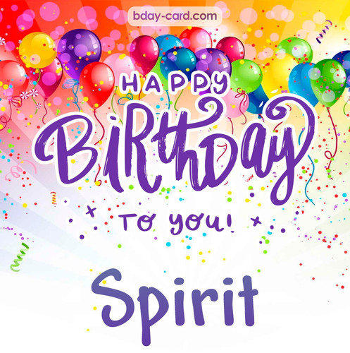 Beautiful Happy Birthday images for Spirit