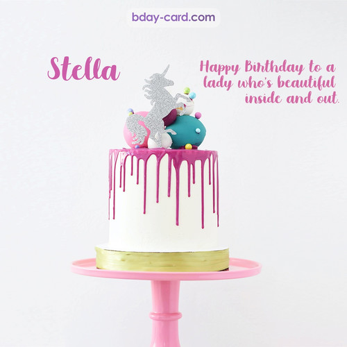 Bday pictures for Stella with cakes