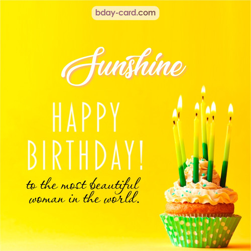 Birthday pics for Sunshine with cupcake