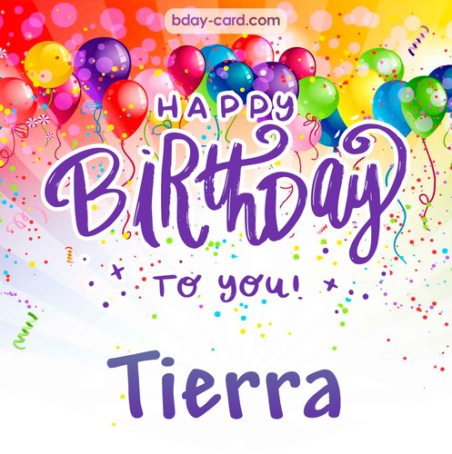 Beautiful Happy Birthday images for Tierra