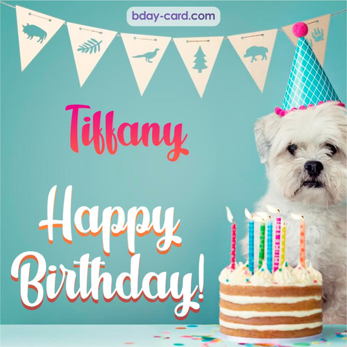 Happiest Birthday pictures for Tiffany with Dog