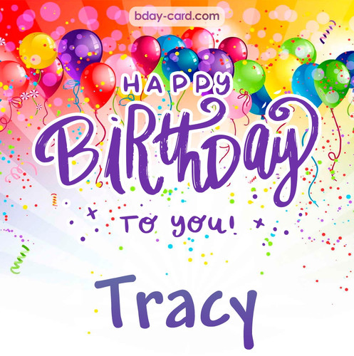 Beautiful Happy Birthday images for Tracy
