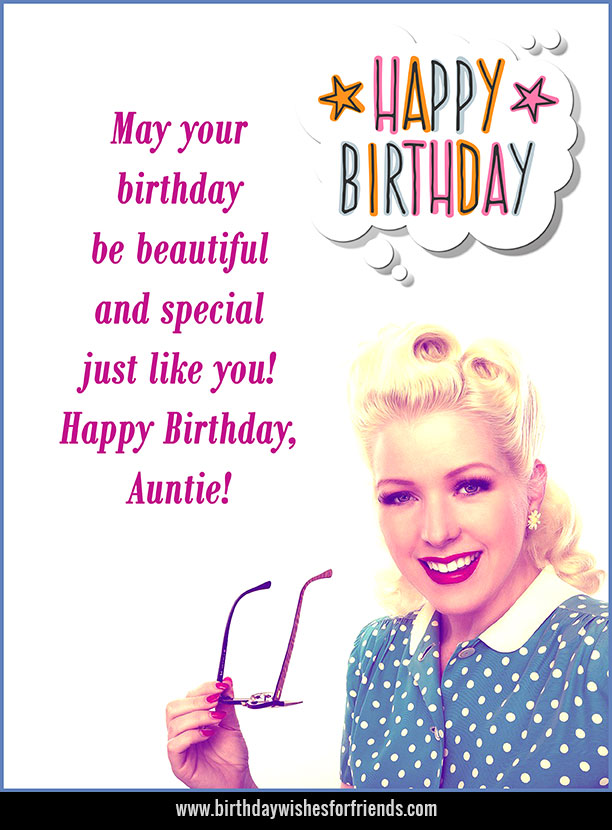 aunt Archives Birday Wishes for Friends amp Family