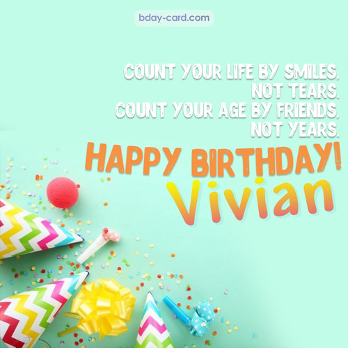 Birthday pictures for Vivian with claps
