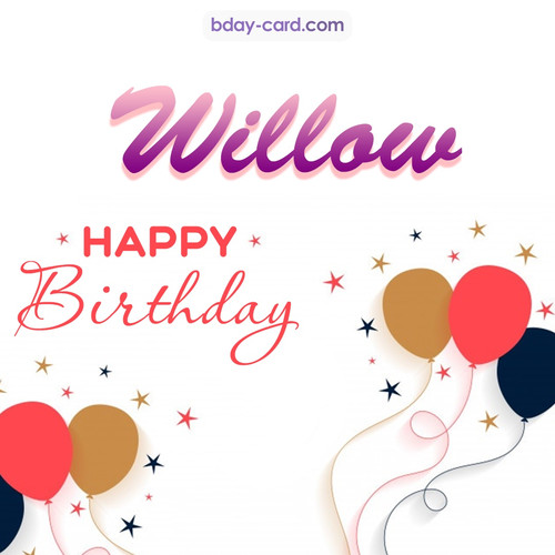 Bday pics for Willow with balloons