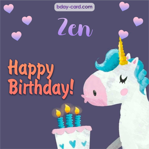 Funny Happy Birthday pictures for Zen