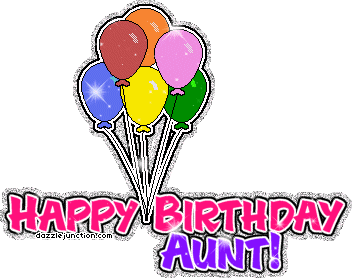 Free Happy Birthday Animated Images and GIFs for Aunt