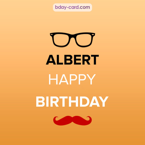 Happy Birthday photos for Albert with antennae