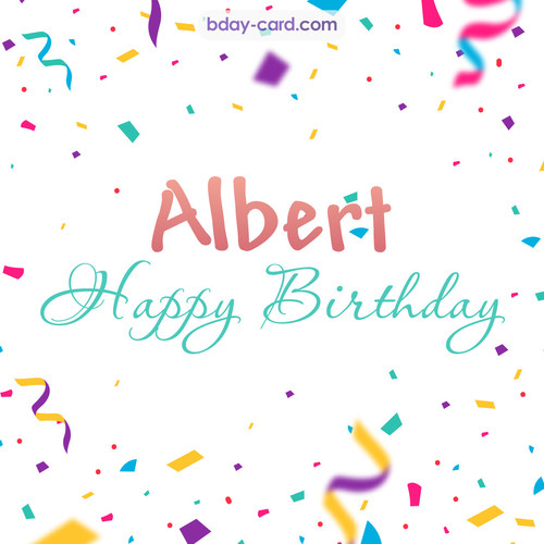 Greetings pics for Albert with sweets
