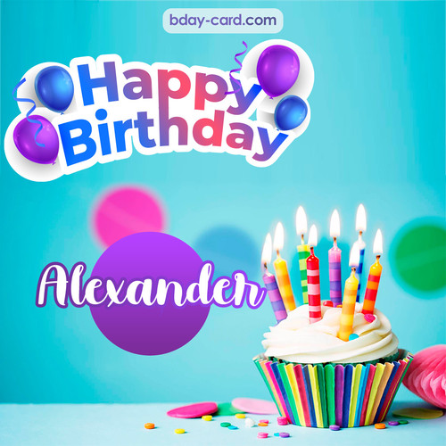 Birthday photos for Alexander with Cupcake