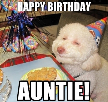 Humorous Birday Memes for Aunt HappyBirday