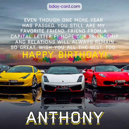 Birthday pics for Anthony with Sports cars