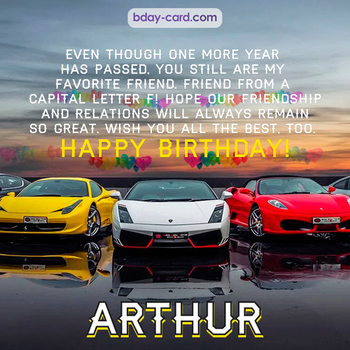Birthday pics for Arthur with Sports cars