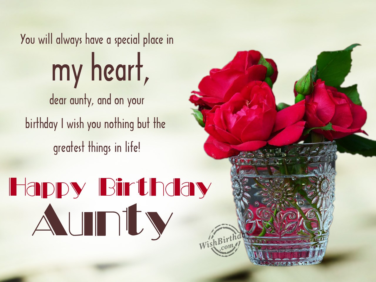 Birday Wishes For Aunt Birday Images Pictures