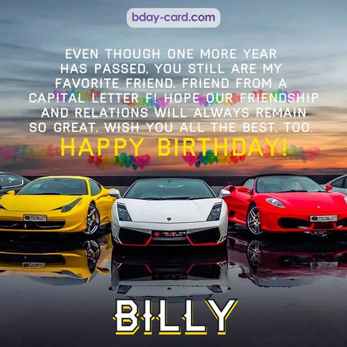 Birthday pics for Billy with Sports cars