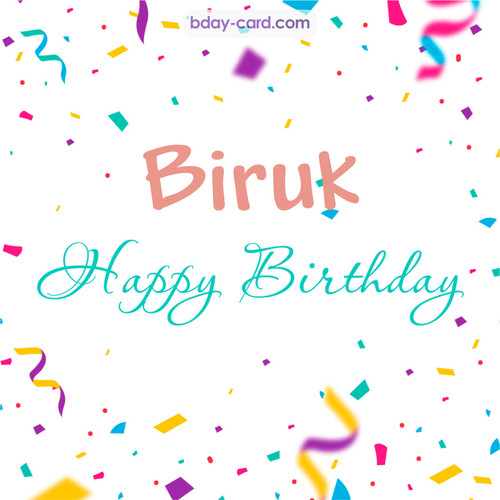 Greetings pics for Biruk with sweets