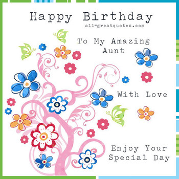 Share Free Cards For Birdays On Facebook Aunt Happy birday