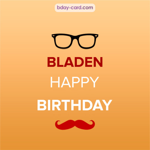 Happy Birthday photos for Bladen with antennae