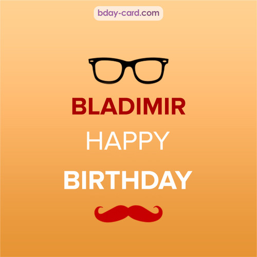 Happy Birthday photos for Bladimir with antennae