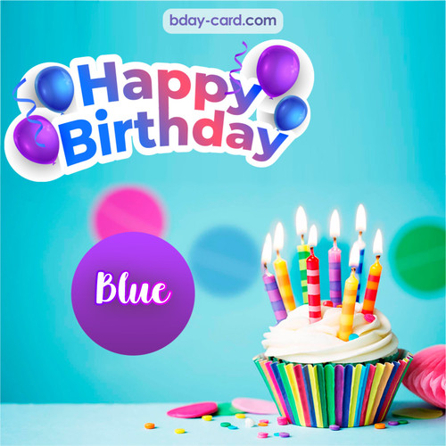Birthday photos for Blue with Cupcake