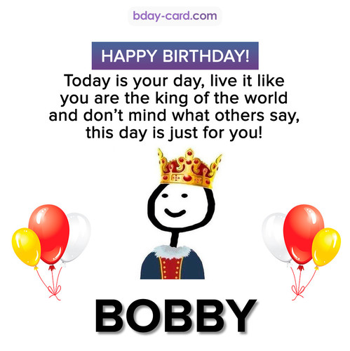 Happy Birthday Meme for Bobby