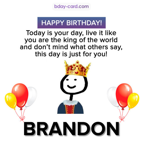 Happy Birthday Meme for Brandon
