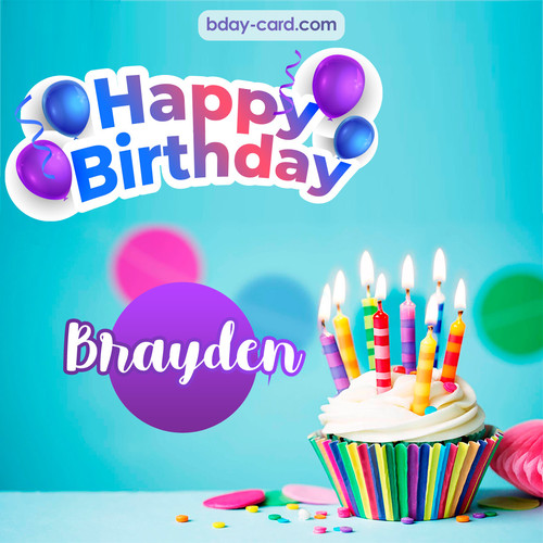Birthday photos for Brayden with Cupcake