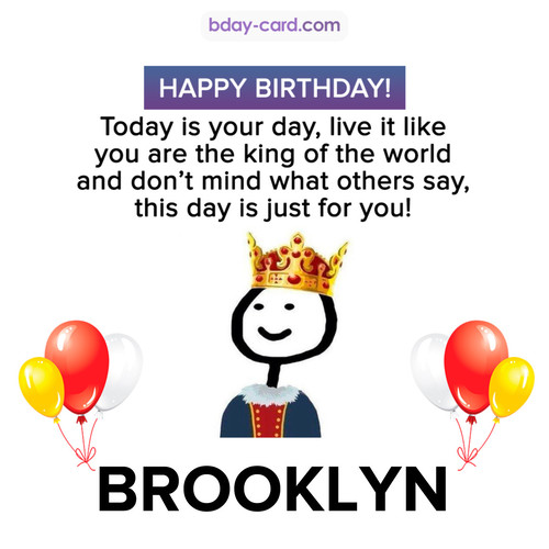 Happy Birthday Meme for Brooklyn
