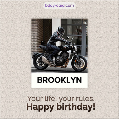 Birthday Brooklyn - Your life, your rules