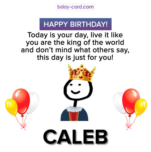 Happy Birthday Meme for Caleb