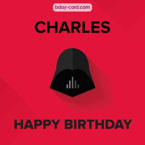 Happy Birthday pictures for Charles with Darth Vader