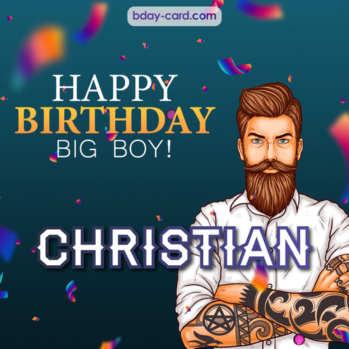 BDay big boy Christian - Happy Birthday