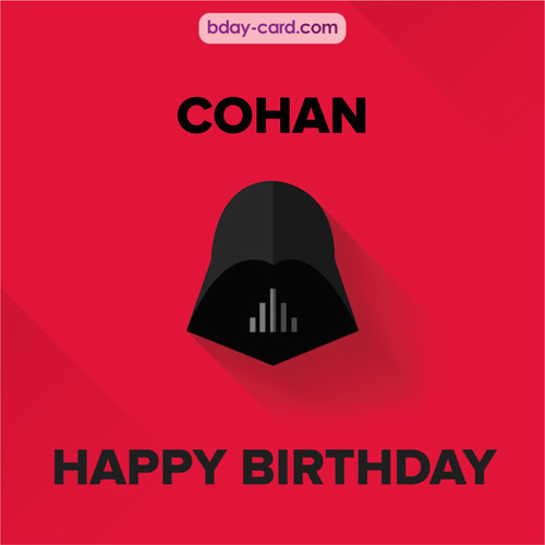 Happy Birthday pictures for Cohan with Darth Vader