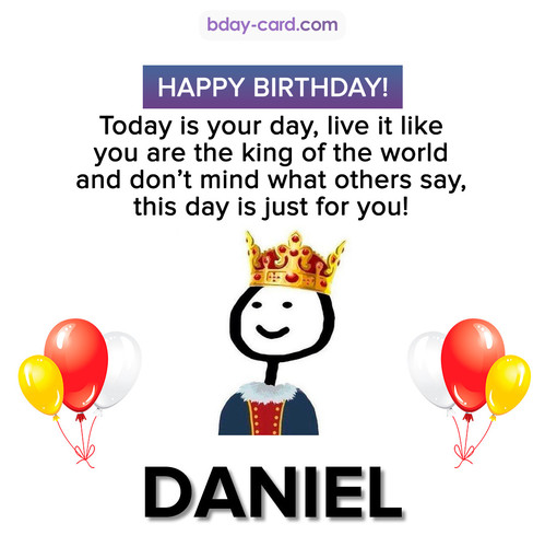 Happy Birthday Meme for Daniel